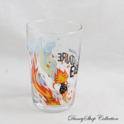 Vetro Flack e Flam DISNEY Amora Elemental Acqua e Fuoco Bicchiere Senape 10 cm