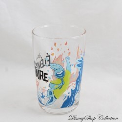 Verre Flack et Flam DISNEY Amora Elémentaire eau et feu verre à moutarde 10 cm