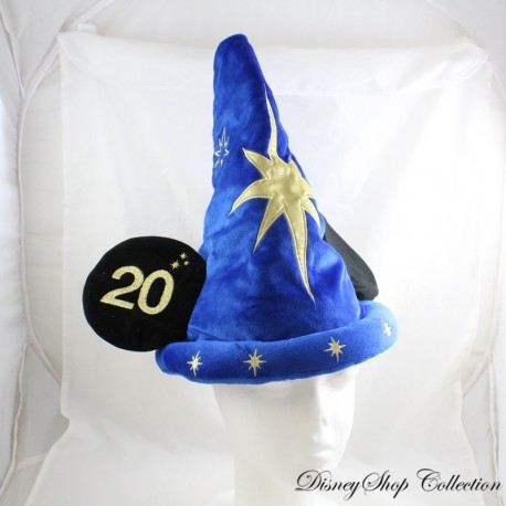 Mickey hat DISNEYLAND PARIS 20 years of the park blue black star Disney 35 cm