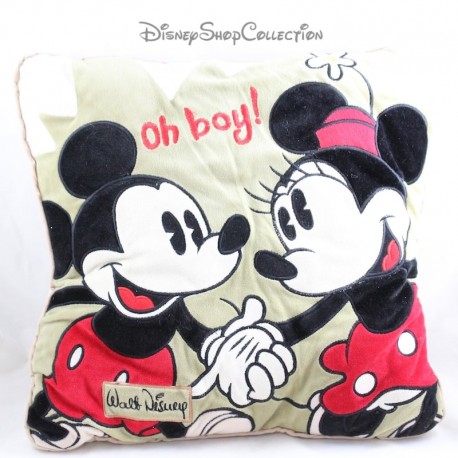 Mickey y Minnie DISNEY Almohada Cuadrada Retro