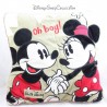 Coussin Mickey et Minnie DISNEY rétro carré