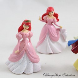 Set of DISNEY Princess Mini Figurines Set of 8 Cinderella Ariel Tiana Prince Charming Aladdin ...