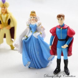 Set of DISNEY Princess Mini Figurines Set of 8 Cinderella Ariel Tiana Prince Charming Aladdin ...