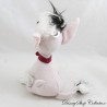 Vintage Plush Fluffy Dog DISNEY The 102 Dalmatians Dog of Cruella Black and White 17 cm