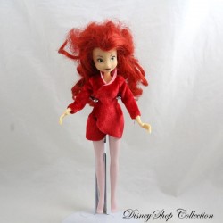 Classic doll fairy Roselia DISNEYLAND PARIS doll articulated dress red 24 cm