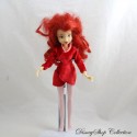 Poupée classique fée Rosélia DISNEYLAND PARIS poupée articulée robe rouge 24 cm