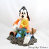 Figurine en résine Dingo DISNEY Rutten statuette Dingo plante une fleur jardine 28 cmRARE