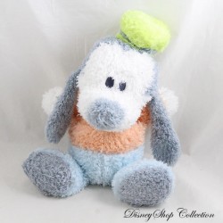 Goofy Baby Plush DISNEY STORE Shaggy pastel blue grey orange curly 26 cm