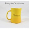 Mug embossed Dingo DISNEYLAND PARIS yellow ceramic cup