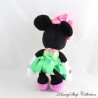 Peluche Minnie DISNEY Nicotoy Hawaiënne hula robe verte feuille 20 cm