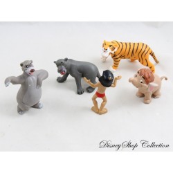 Set of 5 figurines The DISNEY Jungle Book Mowgli Baloo Shere Khan Bagheera and Junior pvc