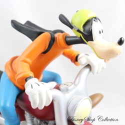 Figurine en résine Dingo DISNEY Rutten statuette Dingo sur une moto 27 cm RARE