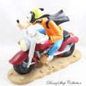 Figurine en résine Dingo DISNEY Rutten statuette Dingo sur une moto 27 cm RARE