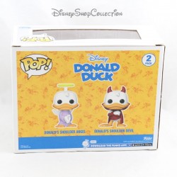 Funko Pop 2 DISNEY Hombro de Donald Figura Ángel y Devil Pack