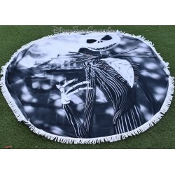 Jack Skellington DISNEY The Nightmare Before Christmas Round Beach Towel f