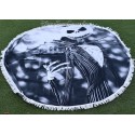 Jack Skellington DISNEY The Nightmare Before Christmas Round Beach Towel f