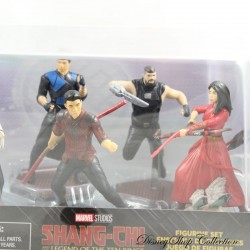 DISNEY STORE Marvel Playset 6 Figuras de PVC Juego de Figuras Shang-Chi NUEVO