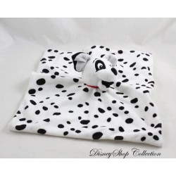 Doudou plat chien DISNEY Primark Les 101 Dalmatiens blanc tâches noires