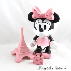 Figura Minnie Mouse DISNEY Leblon-Delienne Artoyz Torre Eiffel vinilo rosa 22 cm