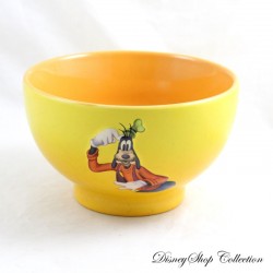 Goofy DISNEYLAND RESORT PARIS Yellow Ceramic Disney Relief Bowl 9 cm