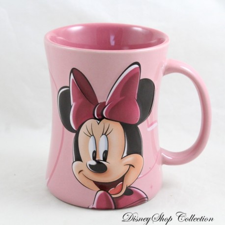 Minnie DISNEYLAND PARIS Portrait Mug Pink Ceramic 3D Disney Mug