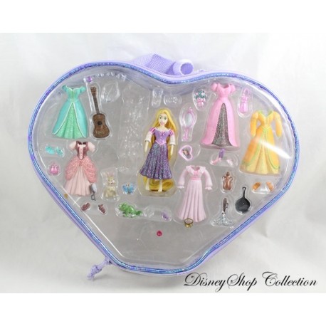 Rapunzel DISNEYLAND Figura de maleta 6 Trajes de juego de Disney