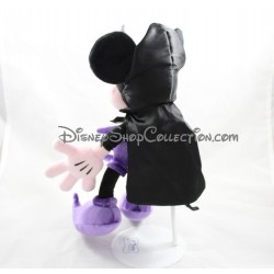 Peluche Mickey DISNEYLAND PARIS Halloween diable violet noir 33 cm