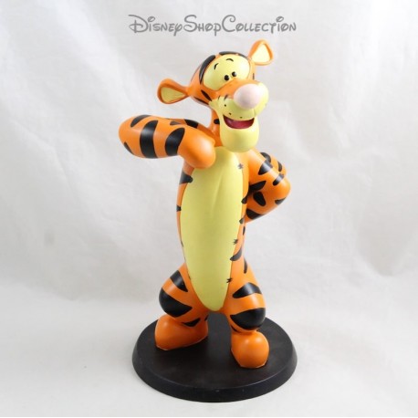 Figura in resina di Tigro DISNEY su supporto nero