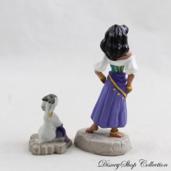 Lot de 2 figurines Le Bossu de Notre Dame DISNEY Esmeralda et Djali pvc