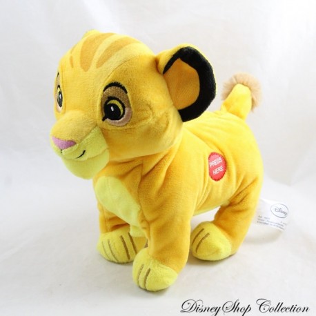 Peluche interactive lion Simba DISNEY Pioupiou & Merveilles marche et rugit 22 cm