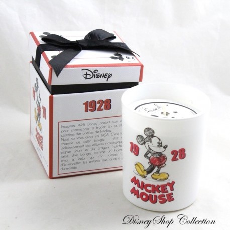 Bougie parfumée végétale Mickey DISNEY Francal 1928 boîte made in France 9 cm