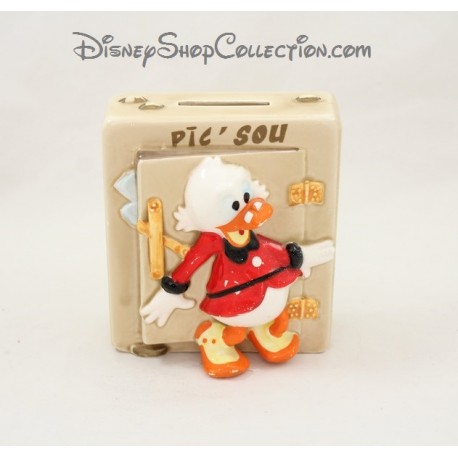 Salvadanaio anatra Scrooge WALT DISNEY PRODUCTIONS in ceramica 11 cm