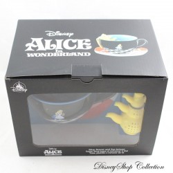 Ensemble a thé Alice DISNEY STORE Alice au pays des merveilles tasse soucoupe et infuseur a thé