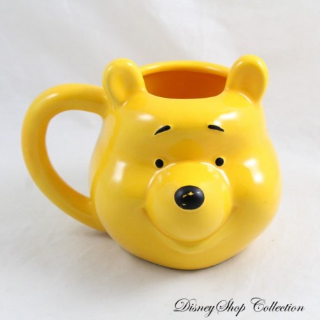 3D Mug Head Winnie the Pooh DISNEY orange Silly old bear face mug 13 cm