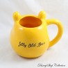 Taza 3D Cabeza Winnie the Pooh DISNEY naranja Taza con cara de oso viejo tonto 13 cm