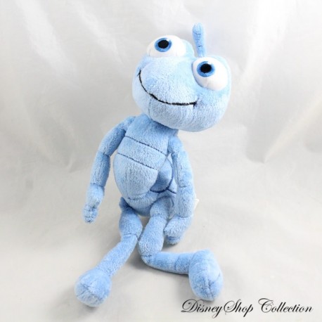 Peluche Tilt Ant DISNEYLAND PARIS 1001 Patas Pixar Azul Hormiga 36 cm