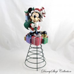 DISNEY Mickey Tree Topper Regalos de Navidad de Papá Noel Resina 30 cm Cresta de Árbol