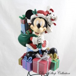 DISNEY Mickey Tree Topper Regalos de Navidad de Papá Noel Resina 30 cm Cresta de Árbol