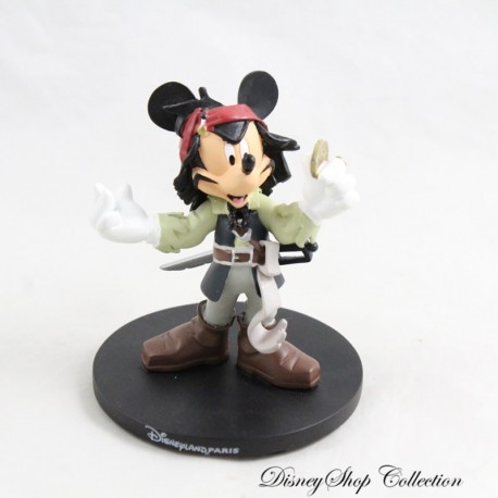 Mickey Resin Figurine DISNEYLAND PARIS Jack Sparrow Pirates of the Caribbean 10 cm