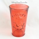 Thick Glass Mickey Mouse DISNEY Red