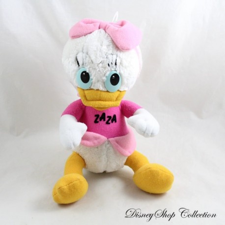 Duck plush Zaza DISNEY The Pink White Scrooge Gang 28 cm