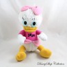 Peluche canard Zaza DISNEY La Bande à Picsou blanc rose 28 cm