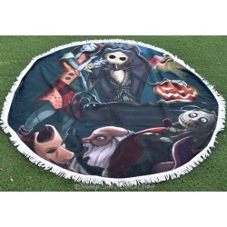 Jack Skellington DISNEY Pesadilla Antes de Navidad Toalla de playa redonda