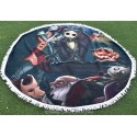 Jack Skellington DISNEY The Nightmare Before Christmas Round Beach Towel