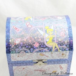 Musical Tinkerbell Jewelry Box DISNEYLAND RESORT PARIS Peter Pan Blue Cosmic Girl 15 cm