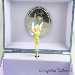 Boite à bijoux musicale Fée Clochette DISNEYLAND RESORT PARIS Peter Pan bleu cosmic girl 15 cm