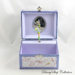 Musikalische Tinkerbell Schmuckschatulle DISNEYLAND RESORT PARIS Peter Pan Blau Cosmic Girl 15 cm