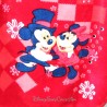 DISNEY Mickey and Minnie Plaid Bedspread