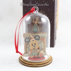 DISNEY Enesco Mickey Glass Bell Bola de Navidad