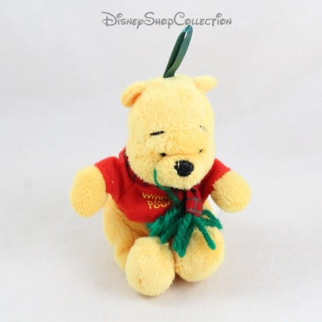 Small Plush Hanging Winnie the Pooh DISNEY Plaid Scarf